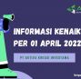 Informasi Kenaikan PPN per 01 April 2022